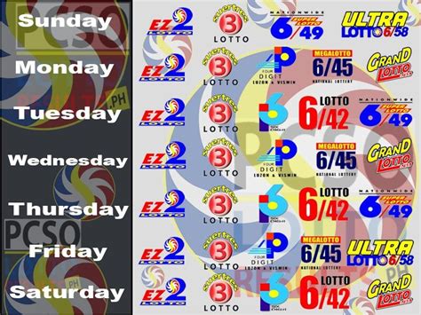 6/58 lotto draw schedule